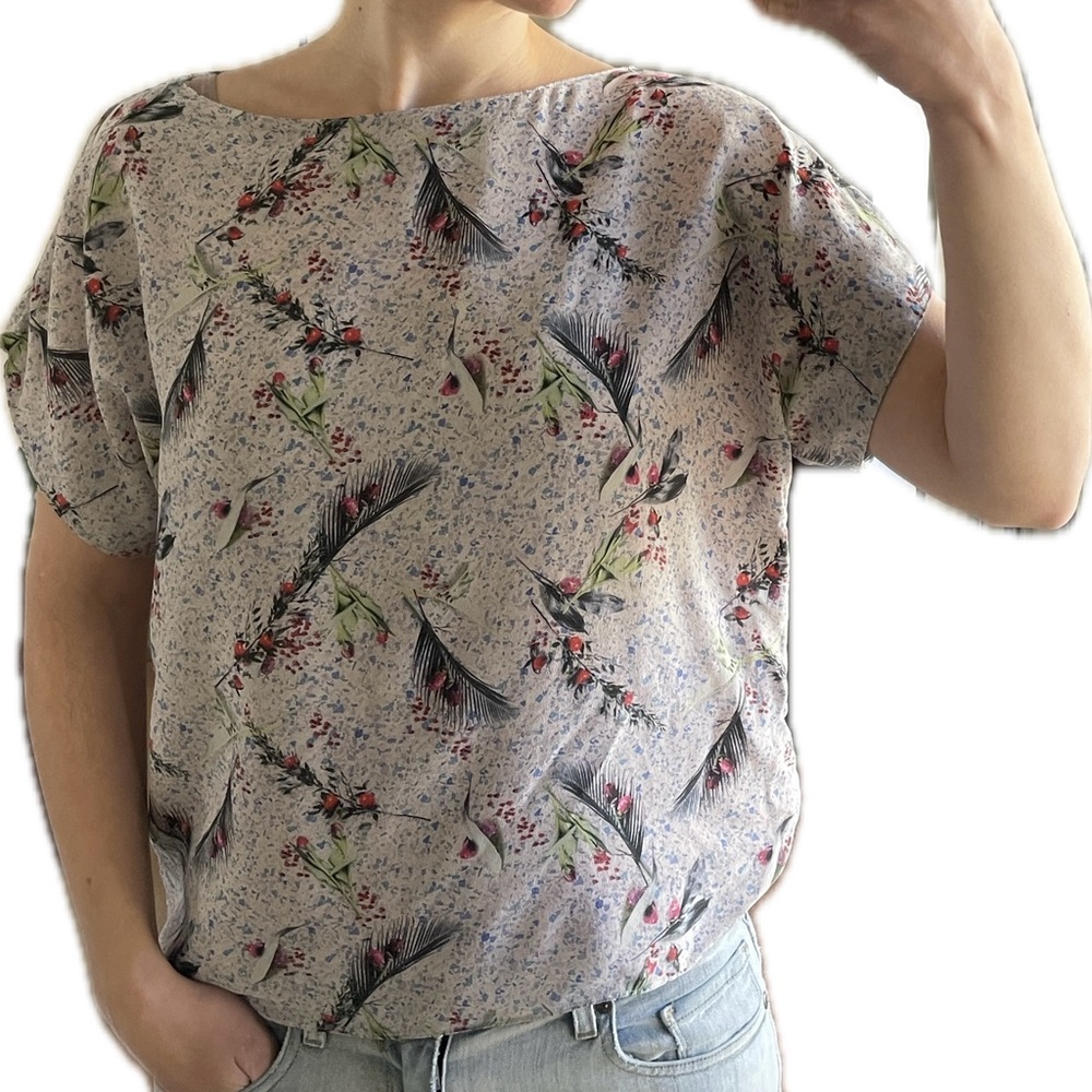 Cacherel silk 42 top